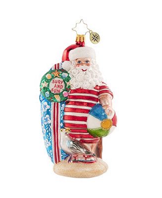 Christopher Radko Wishing for Waves Santa Ornament & Reviews - Shop All Holiday - Home - Macy's | Macys (US)