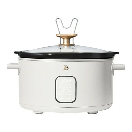 Beautiful 6 Qt Programmable Slow Cooker, White Icing by Drew Barrymore | Walmart (US)