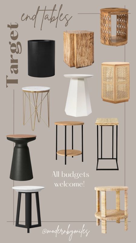 From $30 to over $200, so many great choices!

End tables, living room tables, bedside tables, side tables, target finds, studio mcgee, target partner 

#LTKsalealert #LTKhome #LTKfamily