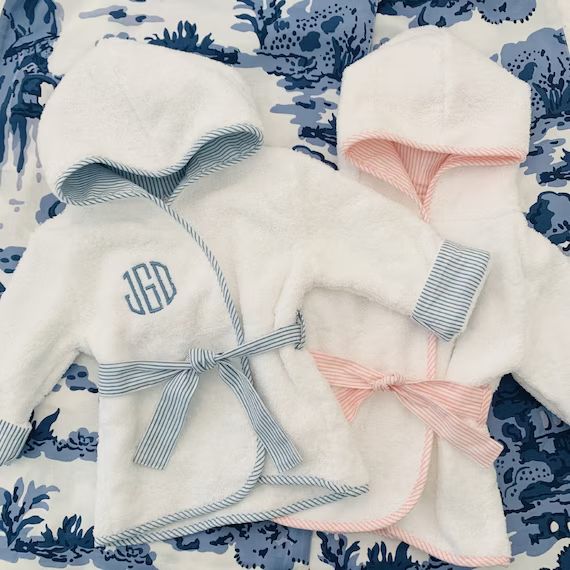 Monogrammed Infant Robe | Etsy | Etsy (US)