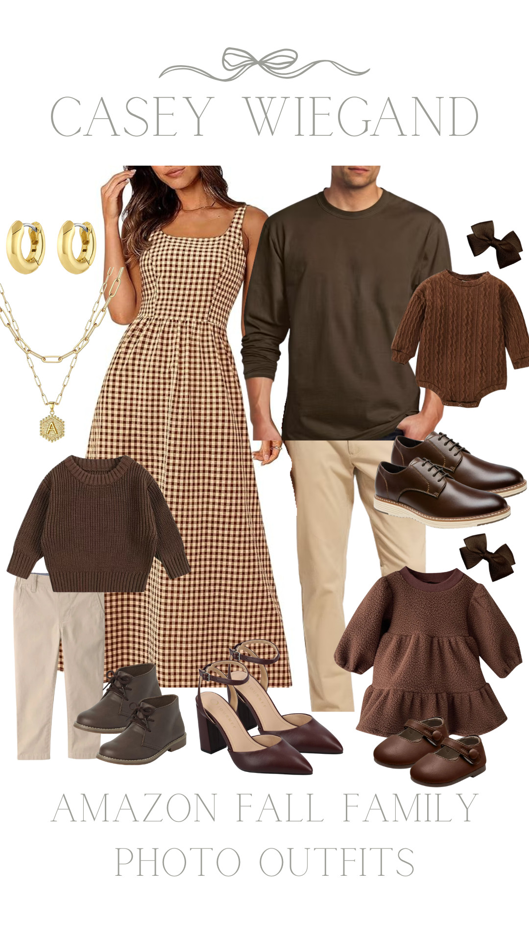 Cozy, coordinated, and totally photo-ready 🍂✨ Loving these fall family photo outfit ideas—neutral tones, soft layers, and something for everyone! 📸🤎 #FallFamilyPhotos #OOTDInspo #FamilyStyle 

 