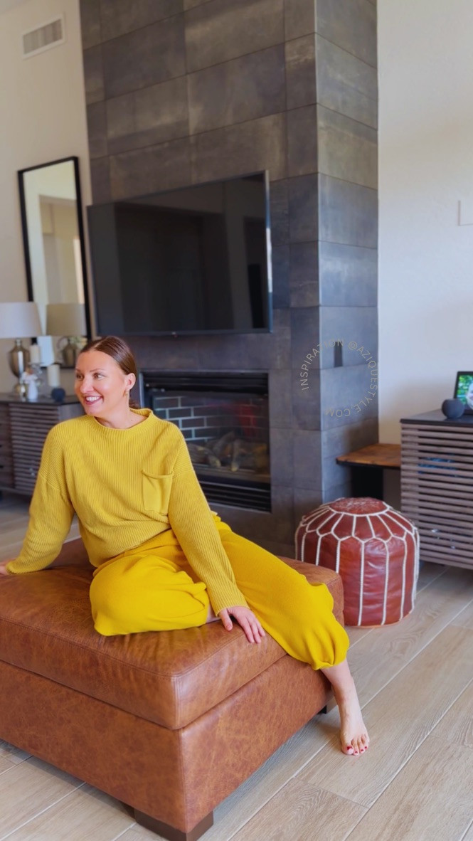 One of my favorite lounge wear💯Love how soft and chic the fabrics are, love the details and how it fits. Got it in multiple colors🧡 #aziquestyle #loungewear #knitset

#LTKOver40 #LTKTravel #LTKHome