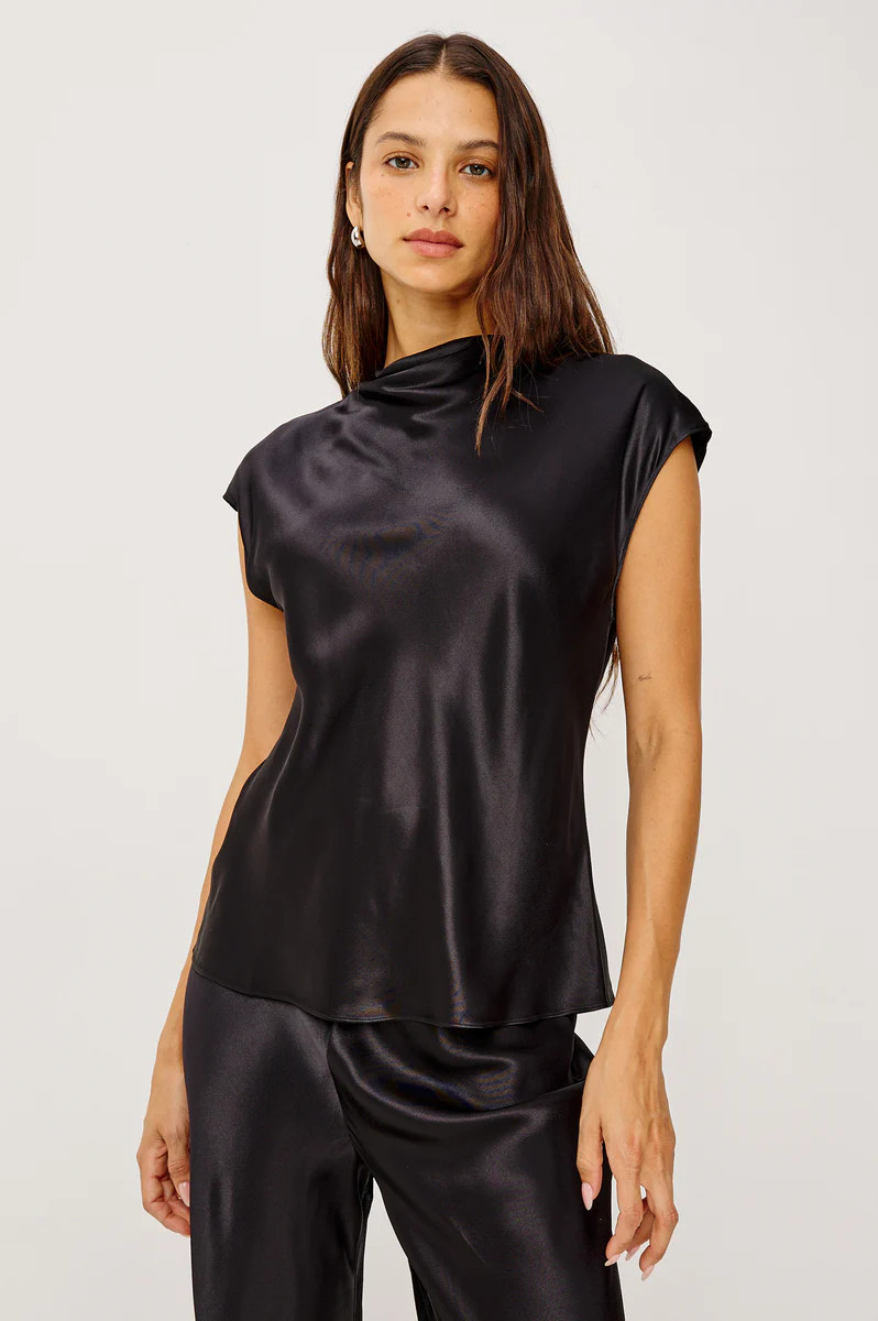 LORETTA TOP - BLACK | Rails