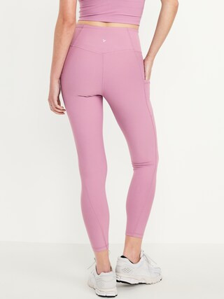 High-Waisted PowerSoft 7/8 Pocket Leggings | Old Navy (US)