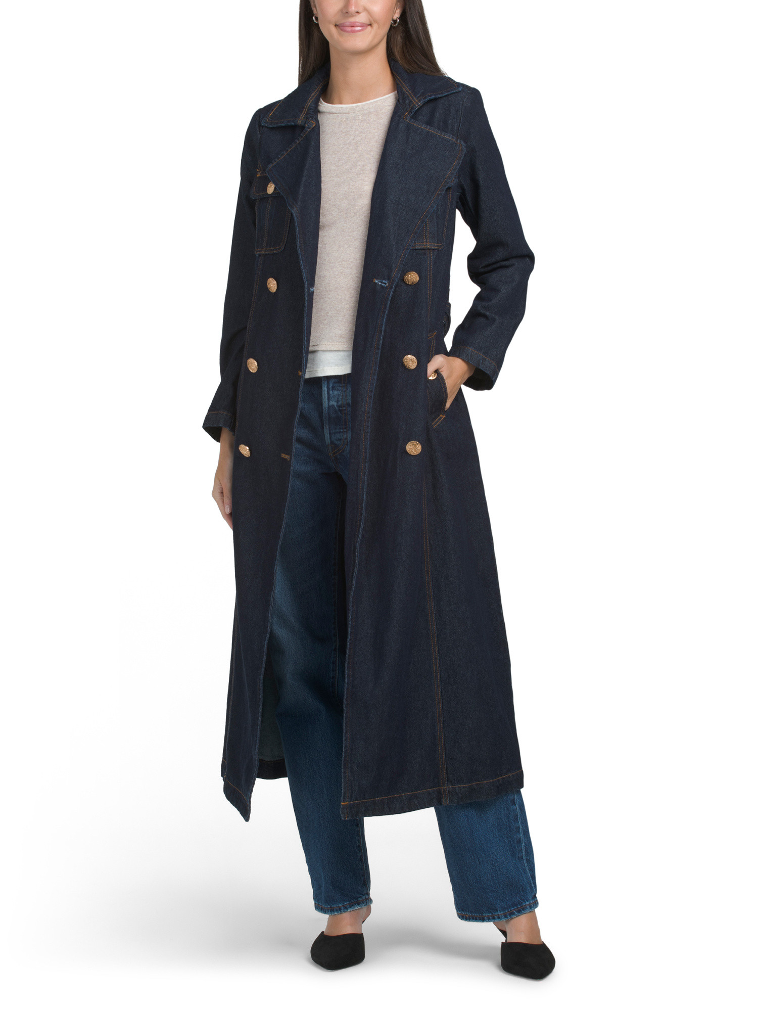 Denim Trench Coat | Women | Marshalls | Marshalls
