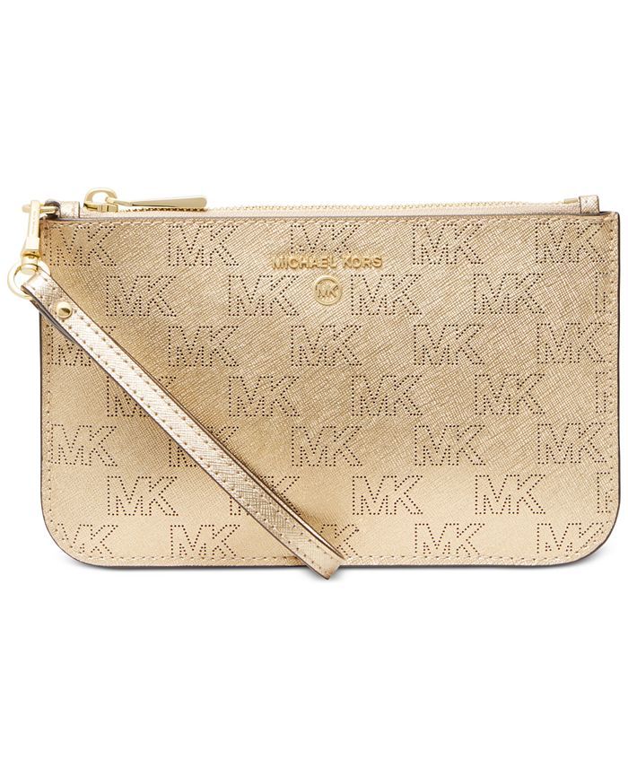 Michael Kors Signature Jet Set Charm Medium Wristlet & Reviews - Handbags & Accessories - Macy's | Macys (US)