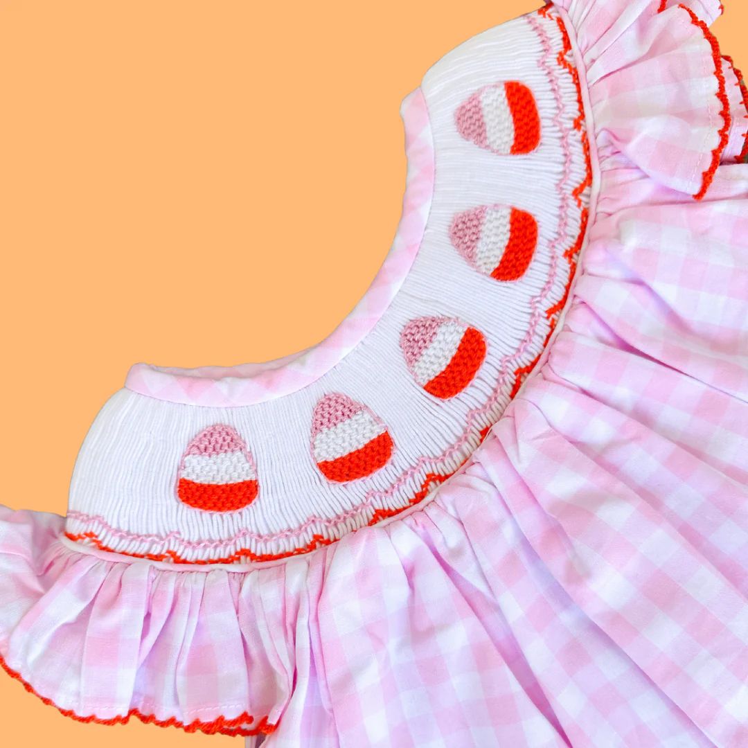 Pink Candy Corn Dress | Poppy Kids Co