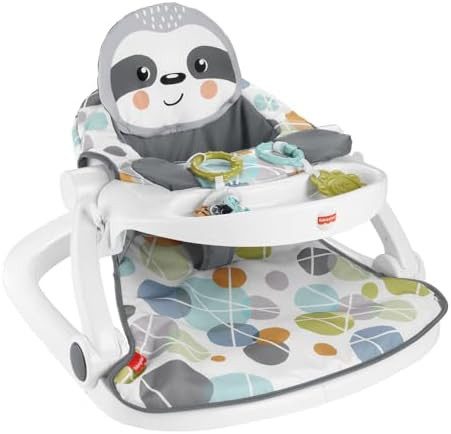 Fisher-Price Portable Baby Chair Sit-Me-Up Floor Seat with Snack Tray, Newborn Sensory Activity T... | Amazon (US)