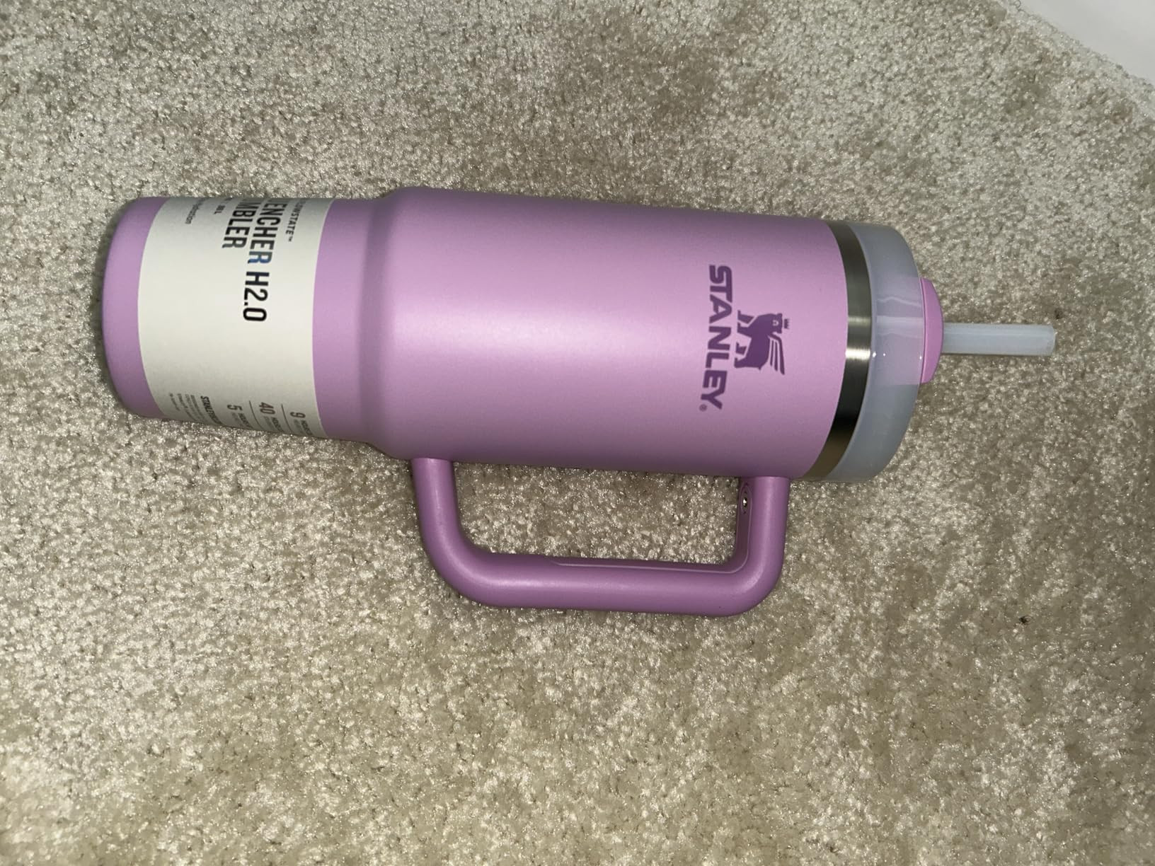 Stanley Quencher H2.0 Tumbler with Handle and Straw 40 oz | Flowstate 3-Position Lid | Cup Holder... | Amazon (US)