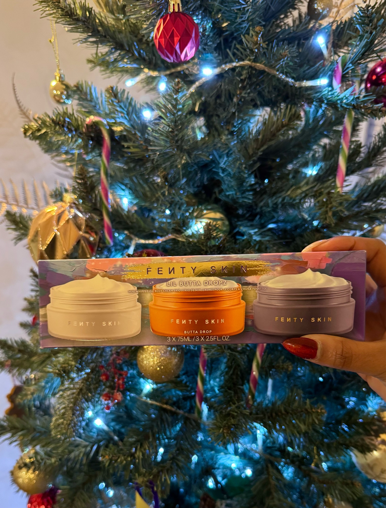 Great stocking stuffer all 3 Fenty body buttas

The most moisturizing body cream ever and you can either smell like a cinnamon roll, vanilla cake, or for my girls who weren’t into the scents can try the original  

#LTKGiftGuide #LTKSaleAlert #LTKHoliday