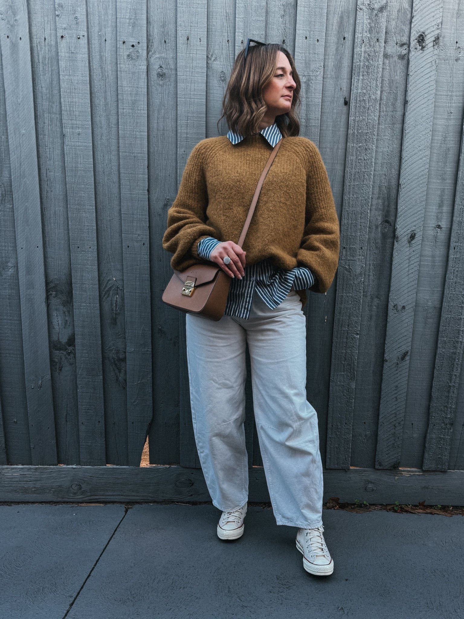 Jeans - Assemble Label. Wearing my usual size 26
Shirt - Jac & Mooki. Wearing my usual size 8
Sweater - Everlane. Wearing my usual small 
Converse - tts

#LTKuk #LTKstyletip #LTKshoes