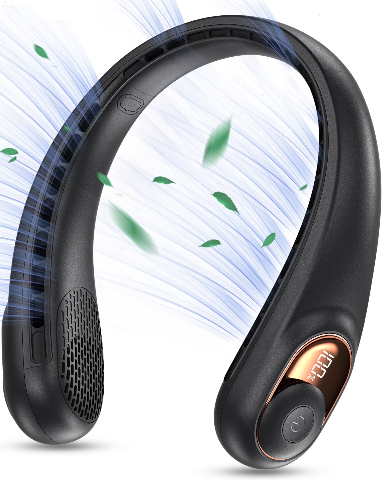 KIDEE Neck Fan, Portable Bladeless Neck Fans, Upgrade 360° Airflow, Super Quiet, 3 Speeds, 4000m... | Amazon (US)