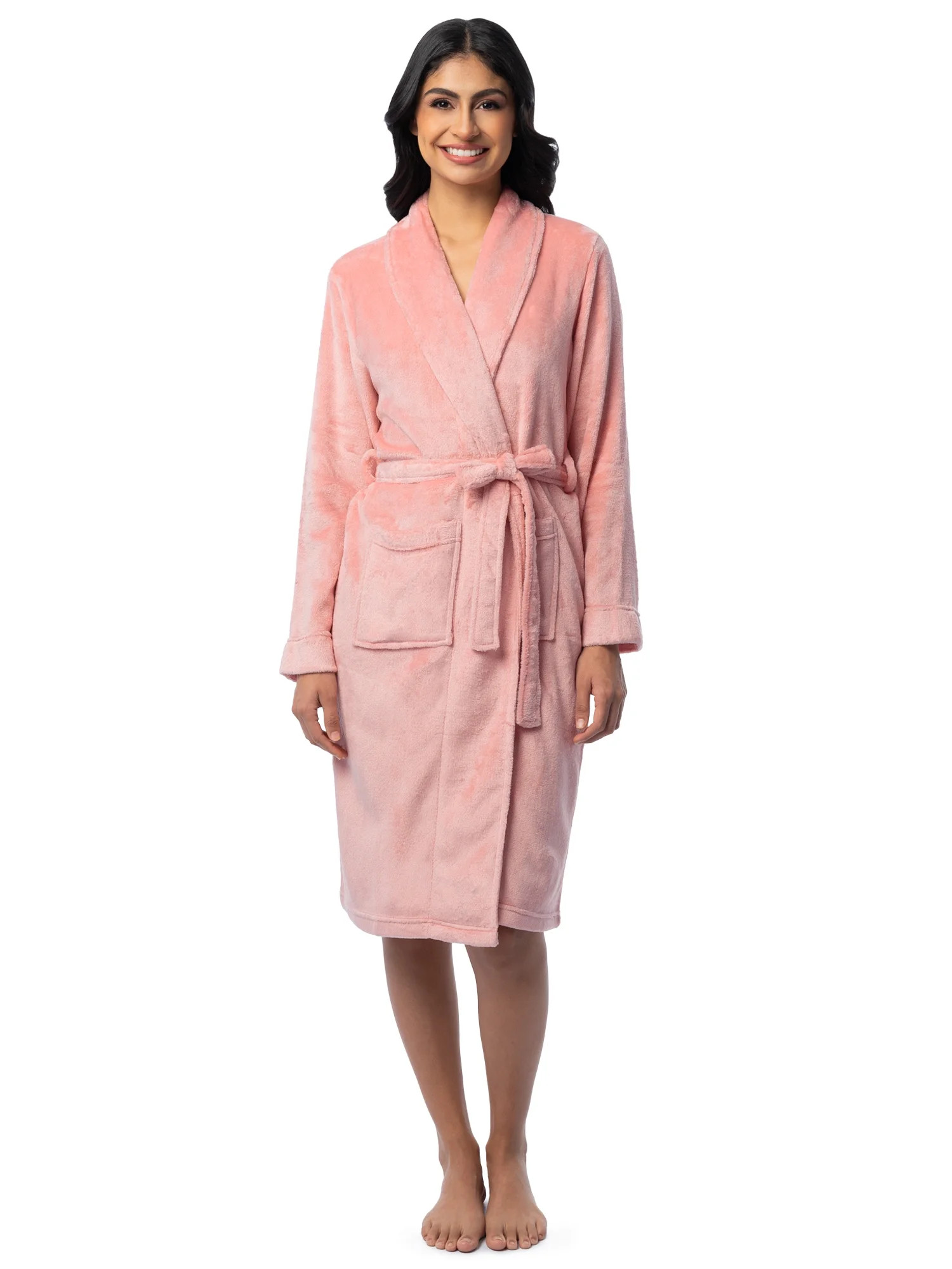 Fruit of the Loom Women's Beyond Soft Fleece Robe, Sizes XS/S-4X | Walmart (US)