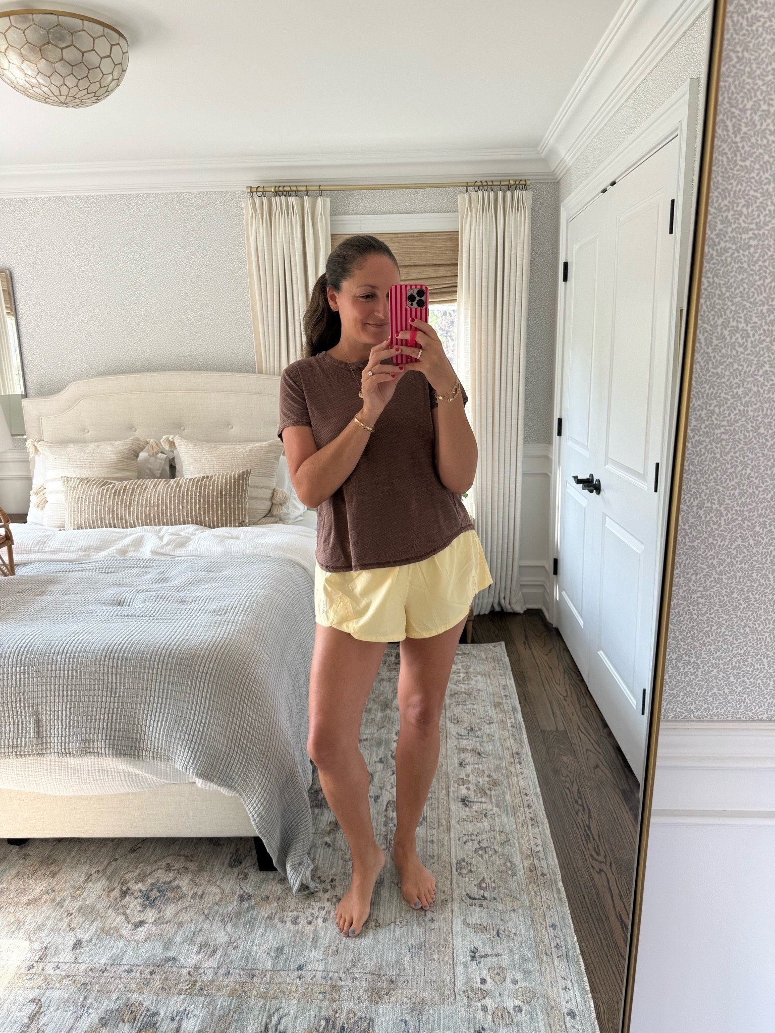 Wearing these cute athletic shorts on repeat! Tons of colors, so comfortable. Also linking my go-to tshirt that’s become my weekend uniform!

#LTKSaleAlert #LTKHome #LTKootd