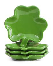 Set Of 4 3d Clover Plates | TJ Maxx