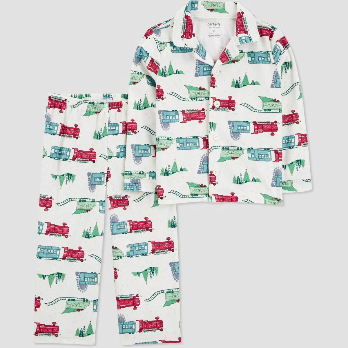 Carter's Just One You®️ Toddler Boys' 2pc Long Sleeve Christmas Pajama Set | Target