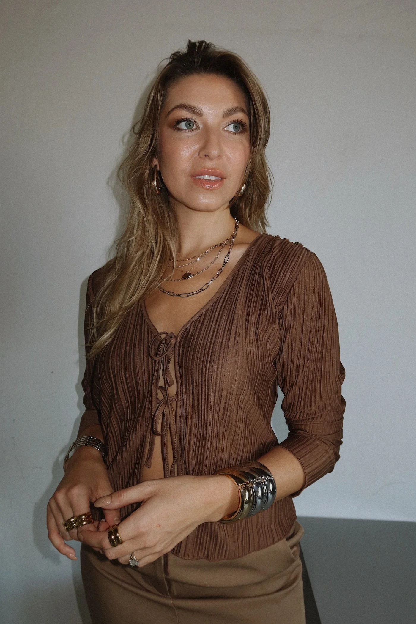 Radiate Hoops - Gold | THELIFESTYLEDCO