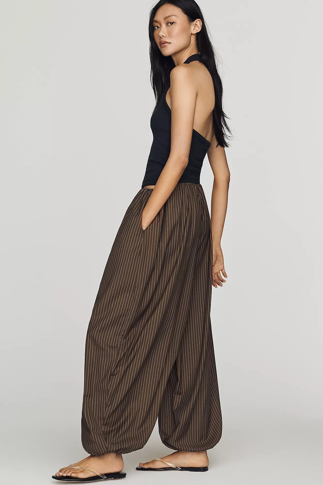 Muse Assembly Eva Bubble Trousers | Anthropologie (US)
