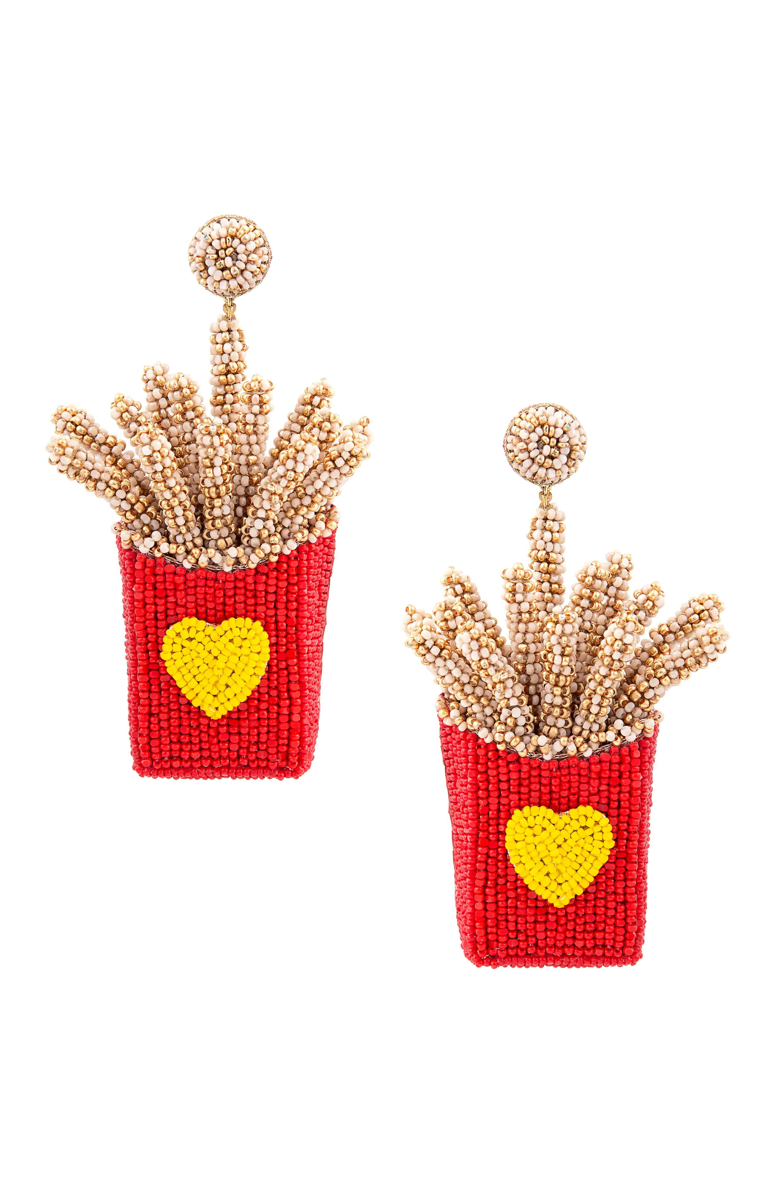 Deepa Gurnani Fries Drop Earrings in Red at Nordstrom | Nordstrom