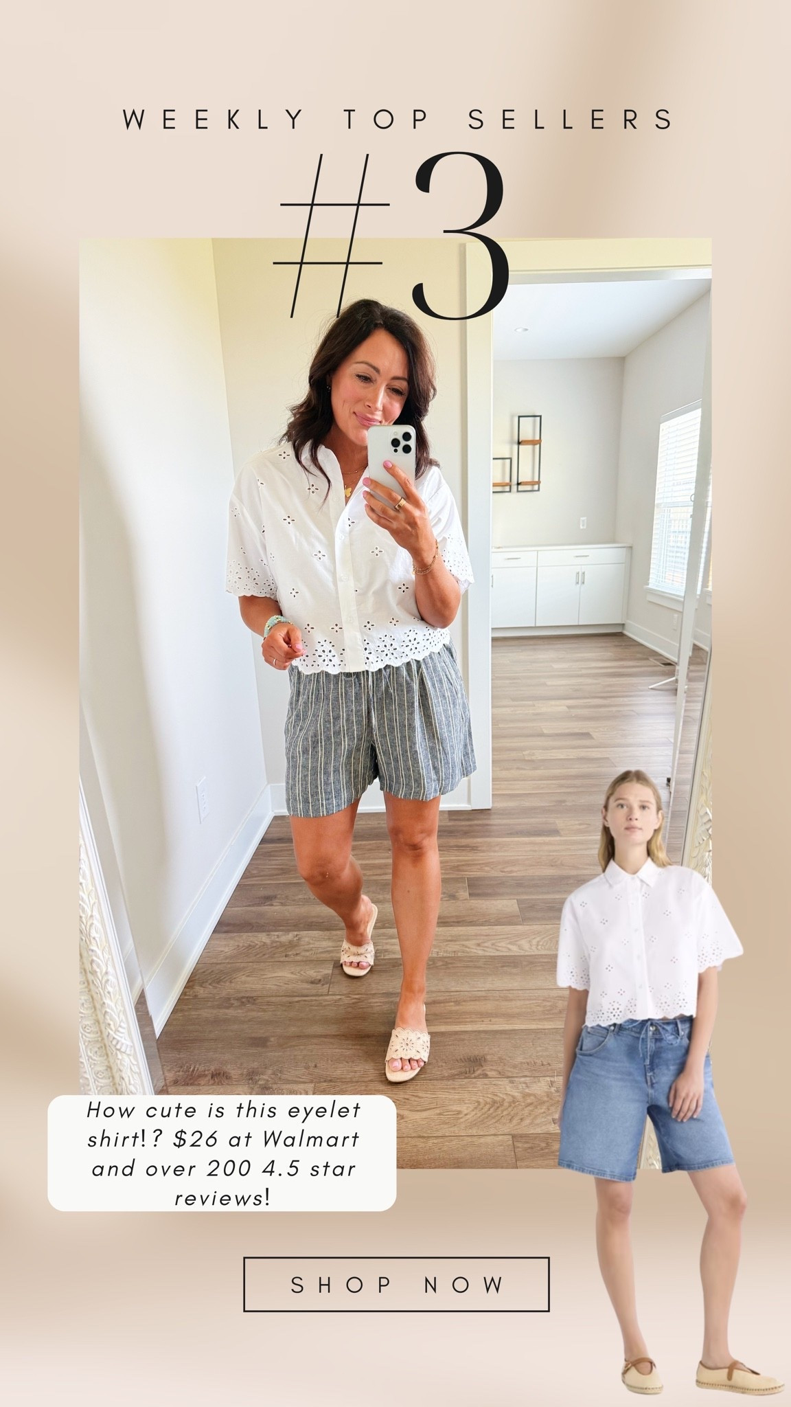 WALMART HAUL
• medium top
• medium shorts

#LTKootd #LTKSeasonal #LTKSaleAlert