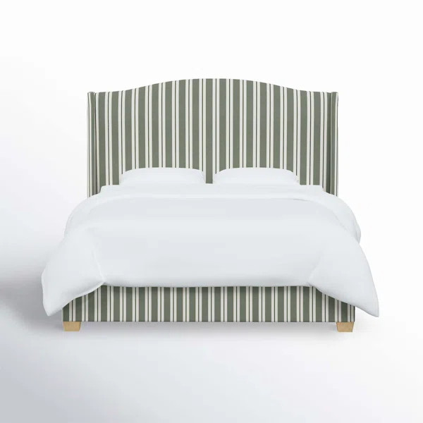 Allis Upholstered Wingback Bed | Birch Lane