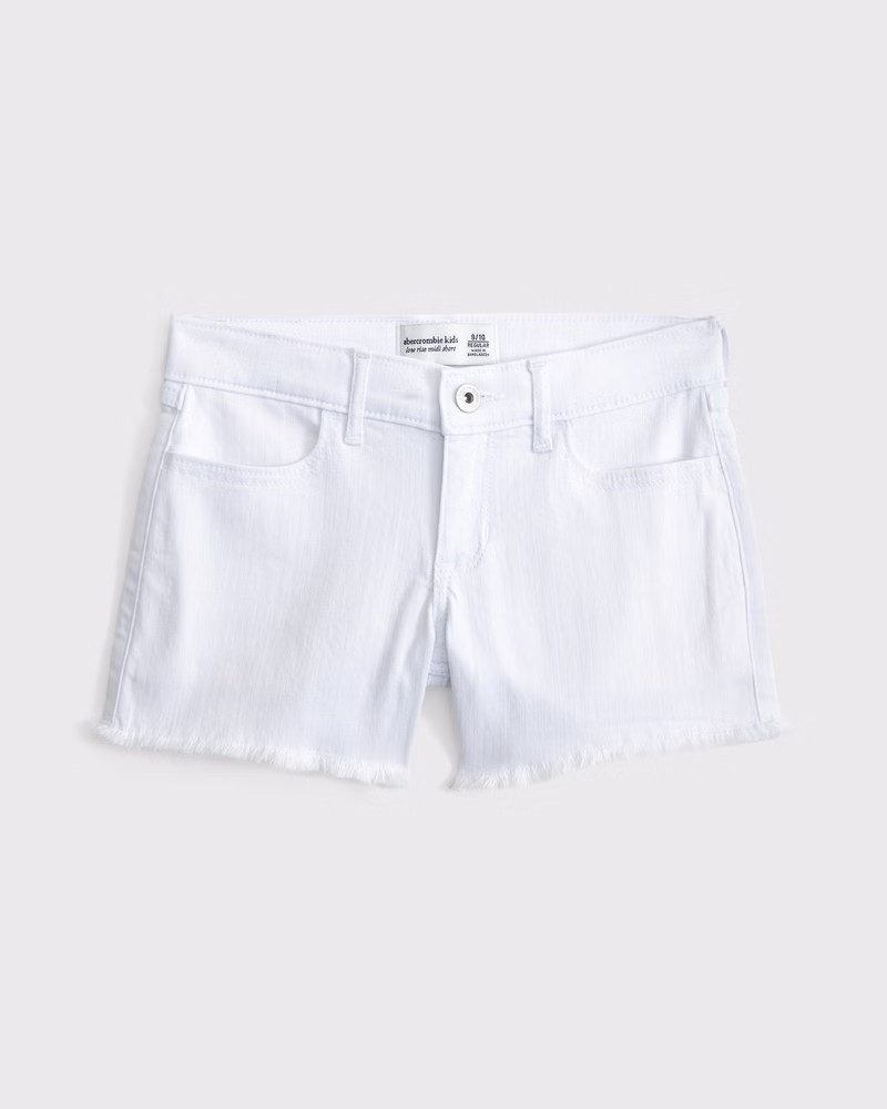 low rise midi shorts | Abercrombie & Fitch (US)