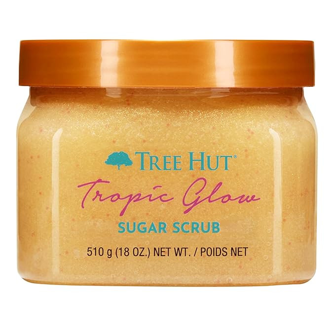 Tree Hut Tropic Glow Body Scrub, Exfoliating & Hydrating Sugar Scrub with Shea Butter & Essential... | Amazon (US)