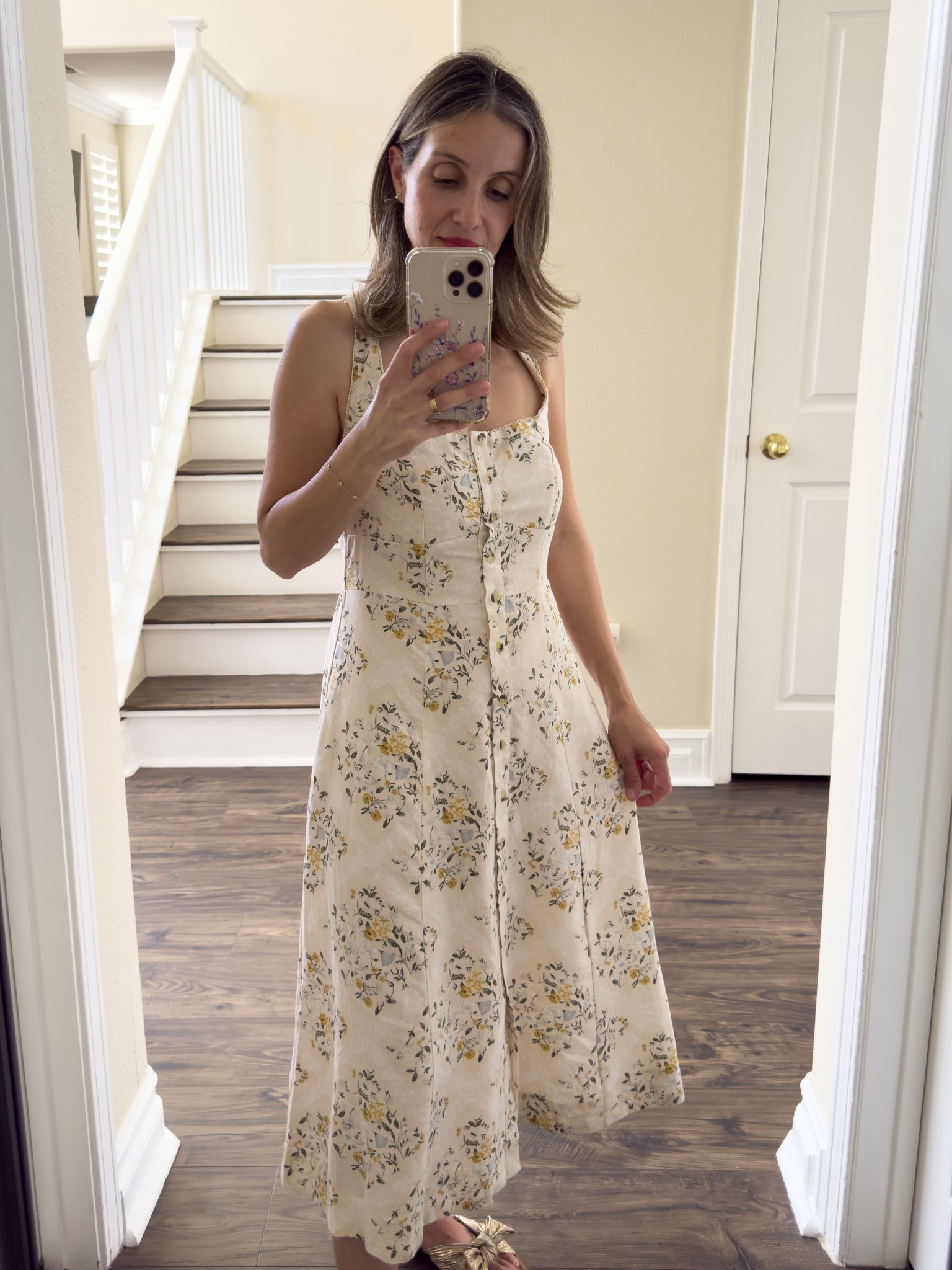 I’ve got some DMs when I posted my reel the other day, so thought of sharing here. This Spring floral dress is from @Target . It’s so beautiful 💛 love that you can either dress it up or down. 

Spring dress, floral dress, midi dress, button front , wild fable, light yellow, Spring Outfit, Spring Outfit Ideas, Date Night Outfit, Date Night Outfit Ideas , fashion finds 


#LTKHome #LTKPetite #LTKSeasonal