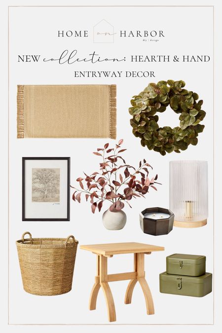 Entryway decor from Hearth & Hand’s new collection at Target! The collection drops early tomorrow! Save your faves here 

#LTKSeasonal #LTKhome #LTKFind