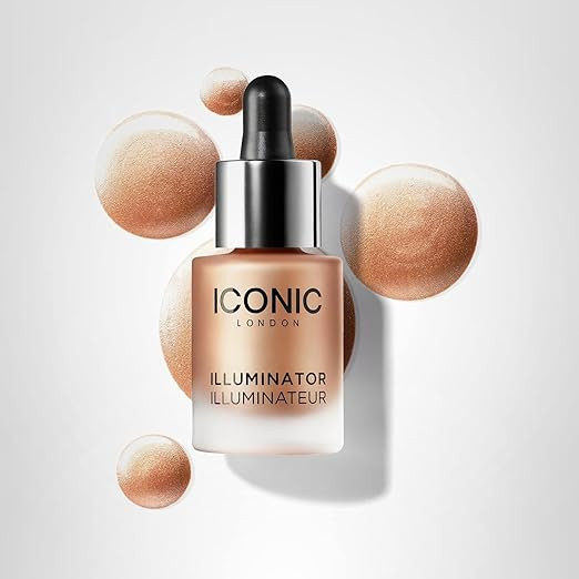 ICONIC LONDON Illuminator | Liquid Highlighting Drops for a Radiant Glow, Cruelty-Free, Vegan Mak... | Amazon (US)