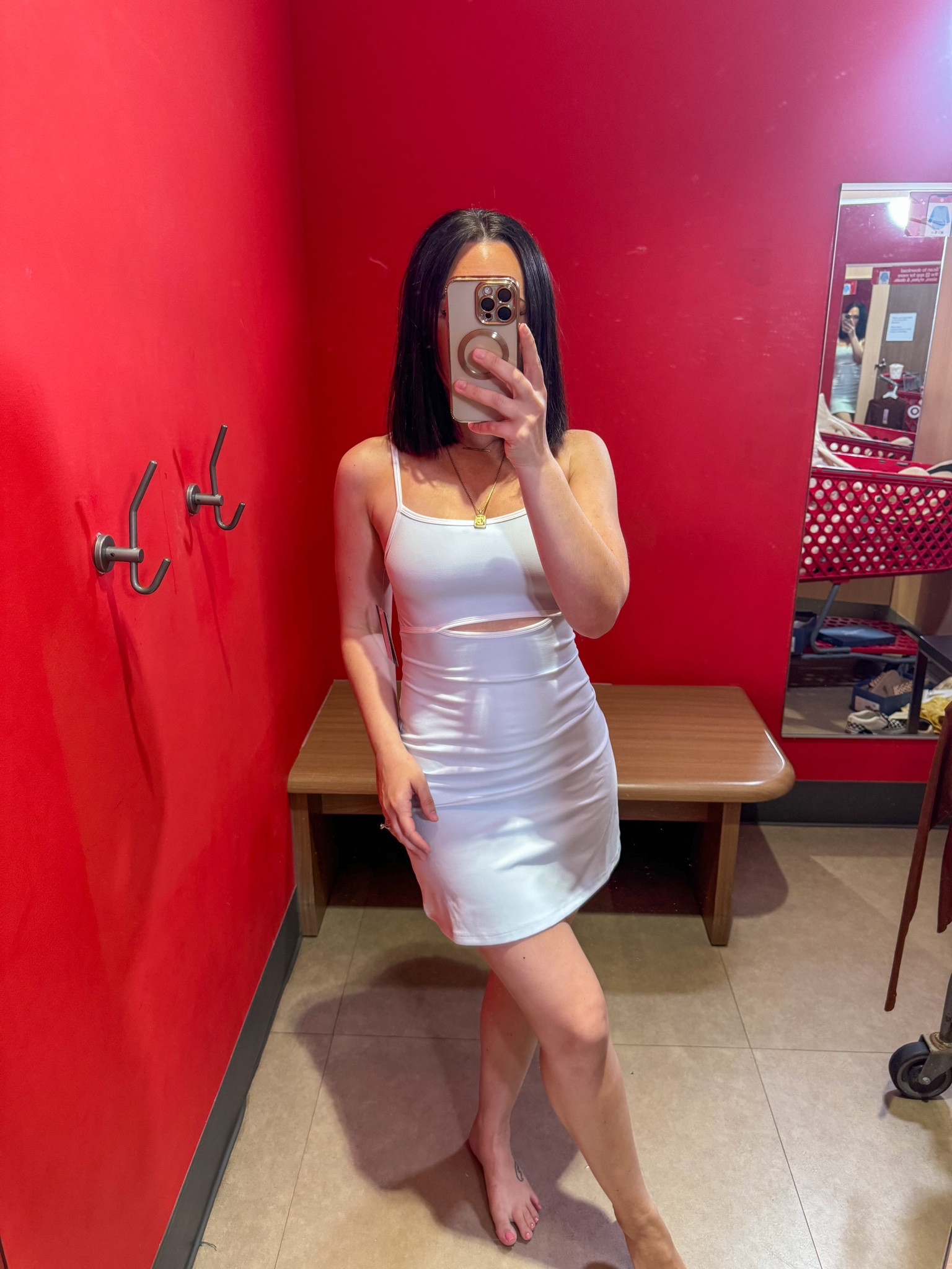 Love this sporty dress for summer! Wearing a size small for more length. Stretchy & comfy. NO built in shorts!



Target finds
Sport dress
Bodycon dress
Mom dress
Mom outfit


#LTKActive #LTKsalealert #LTKstyletip