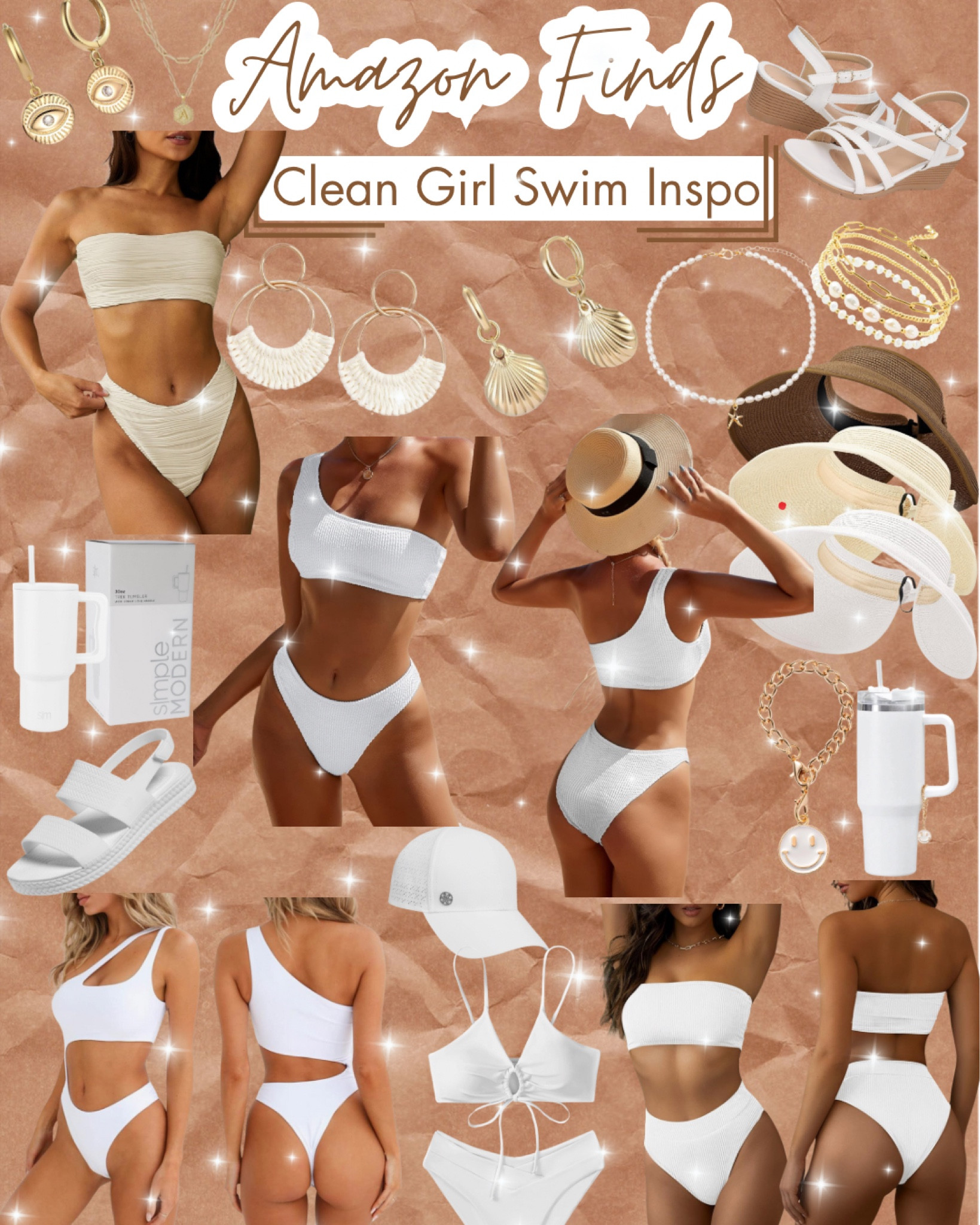 Amazon Finds Clean Girl Swim Inspo #amazon #finds #cleangirl #aesthetic #inspo #swim #summer #vacay  

#LTKswim #LTKSeasonal #LTKfindsunder50