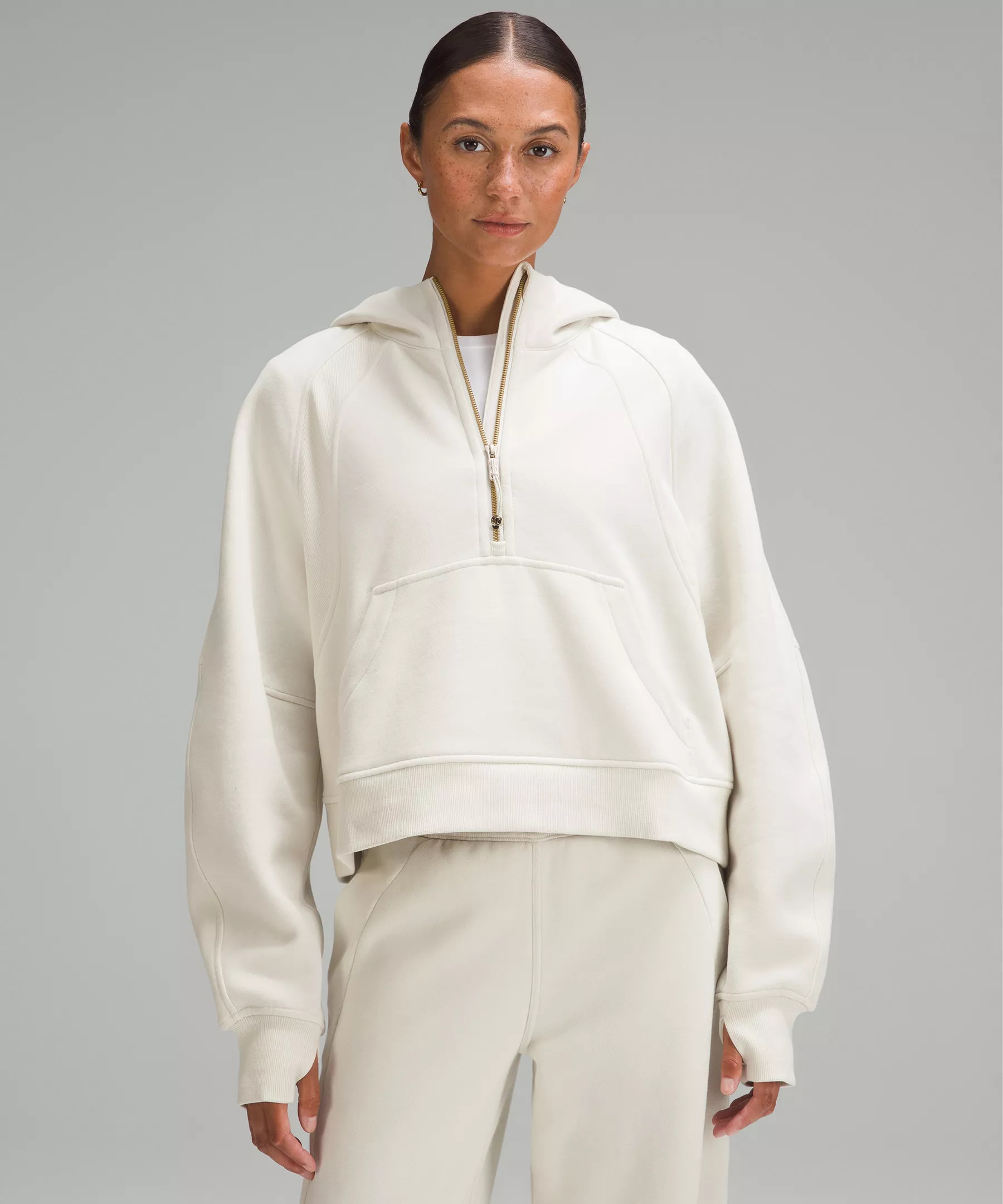 Scuba Oversized Half-Zip Hoodie *Gold Zip | Women's Hoodies & Sweatshirts | lululemon | lululemon (CA)