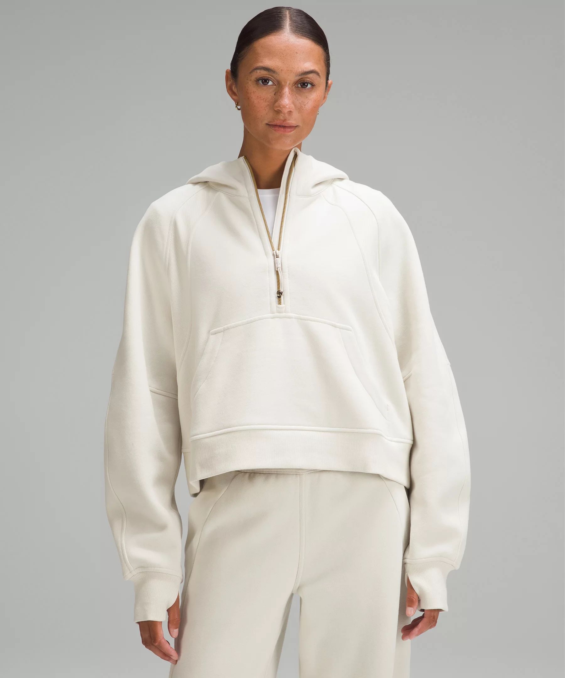 Scuba Oversized Half Zip Hoodie *Gold Zip | Women's Hoodies & Sweatshirts | lululemon | lululemon (CA)