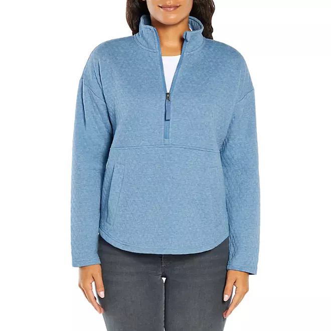 Eddie Bauer Ladies Quilted Half Zip Pullover | Sam's Club