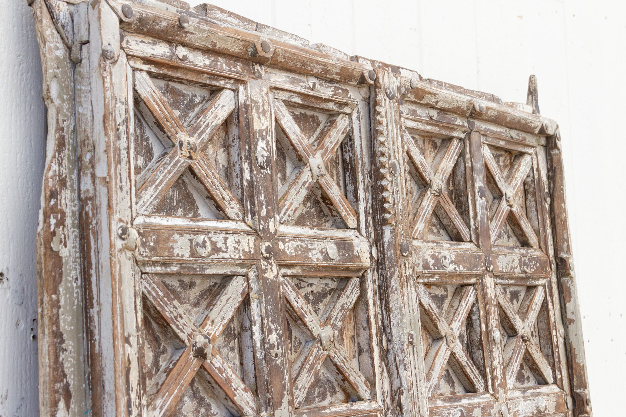 Rustic Spanish Painted Door - de-cor - Brown | One Kings Lane