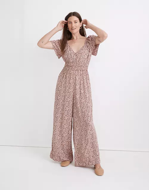 Sophia Wide-Leg Jumpsuit in Cottage Garden | Madewell