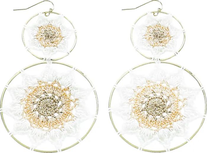 Panacea Crochet Hoop Earrings | Nordstrom | Nordstrom