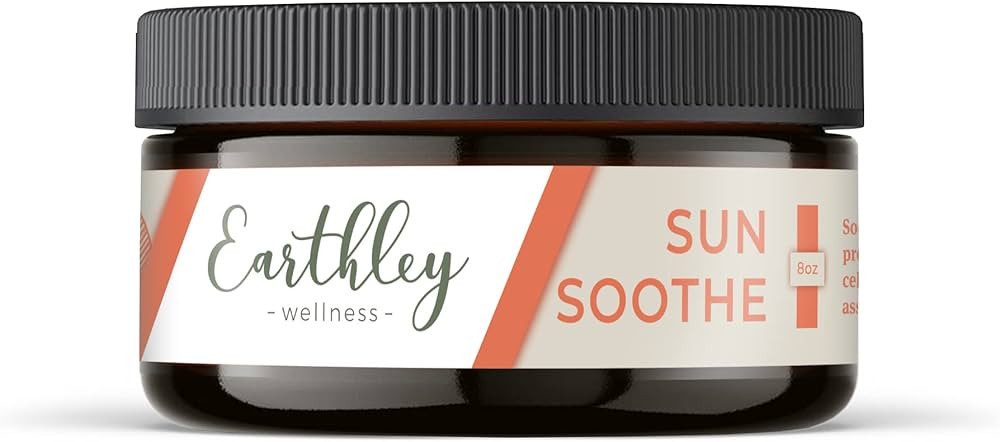 Earthley Wellness, Sun Soothe, All Natural Sunburn Relief, Comforts Sunburned, Sore, or Dry Skin ... | Amazon (US)