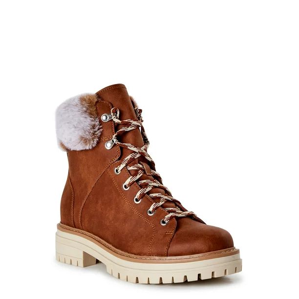 Time and Tru Women's Hiker Boots, Wide Width Available | Walmart (US)