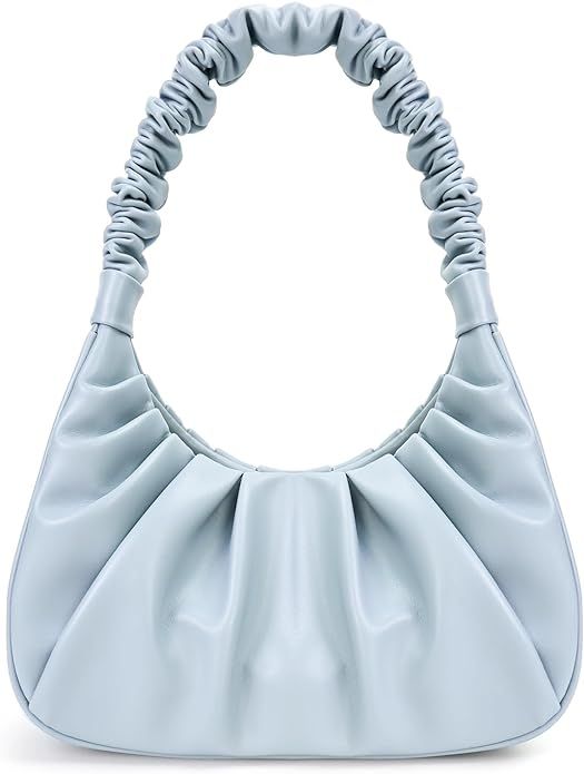 PS PETITE SIMONE Mini Purse Shoulder Bag for Women Fashion Small Ruched Handbags Sofii Clutch Hob... | Amazon (US)
