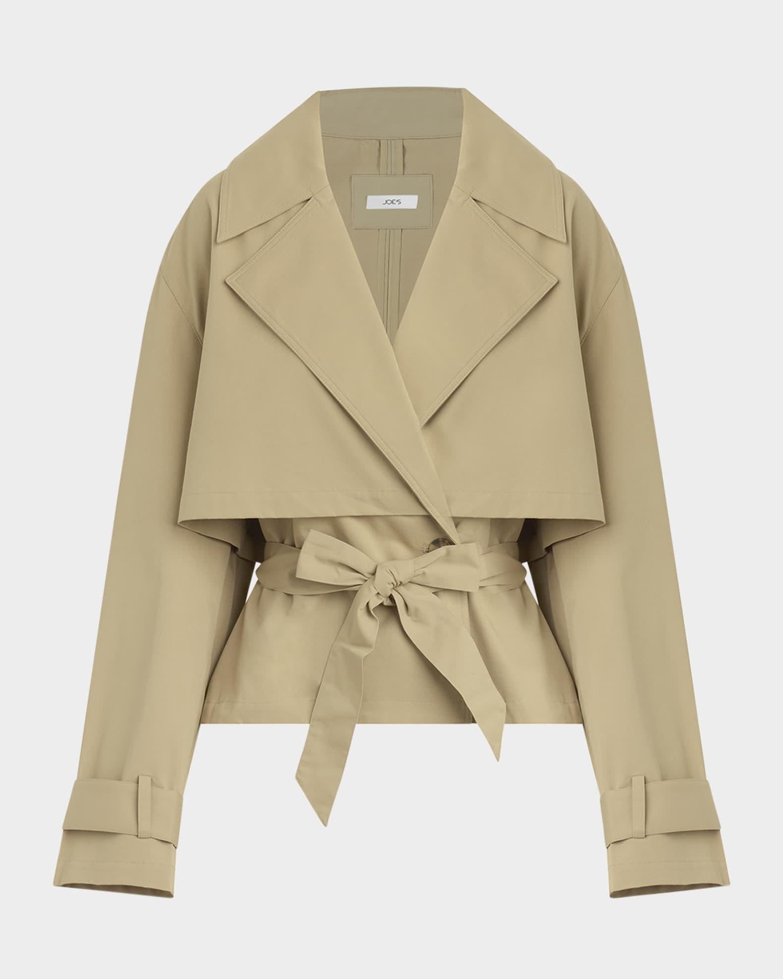 The Liz Cropped Trench Coat | Neiman Marcus