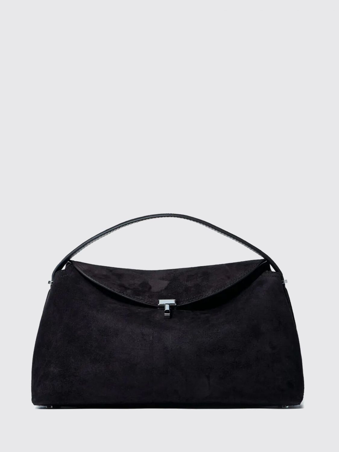 TOTEME T-Lock Suede Top Handle Bag | Giglio.com - Global Italian fashion boutique