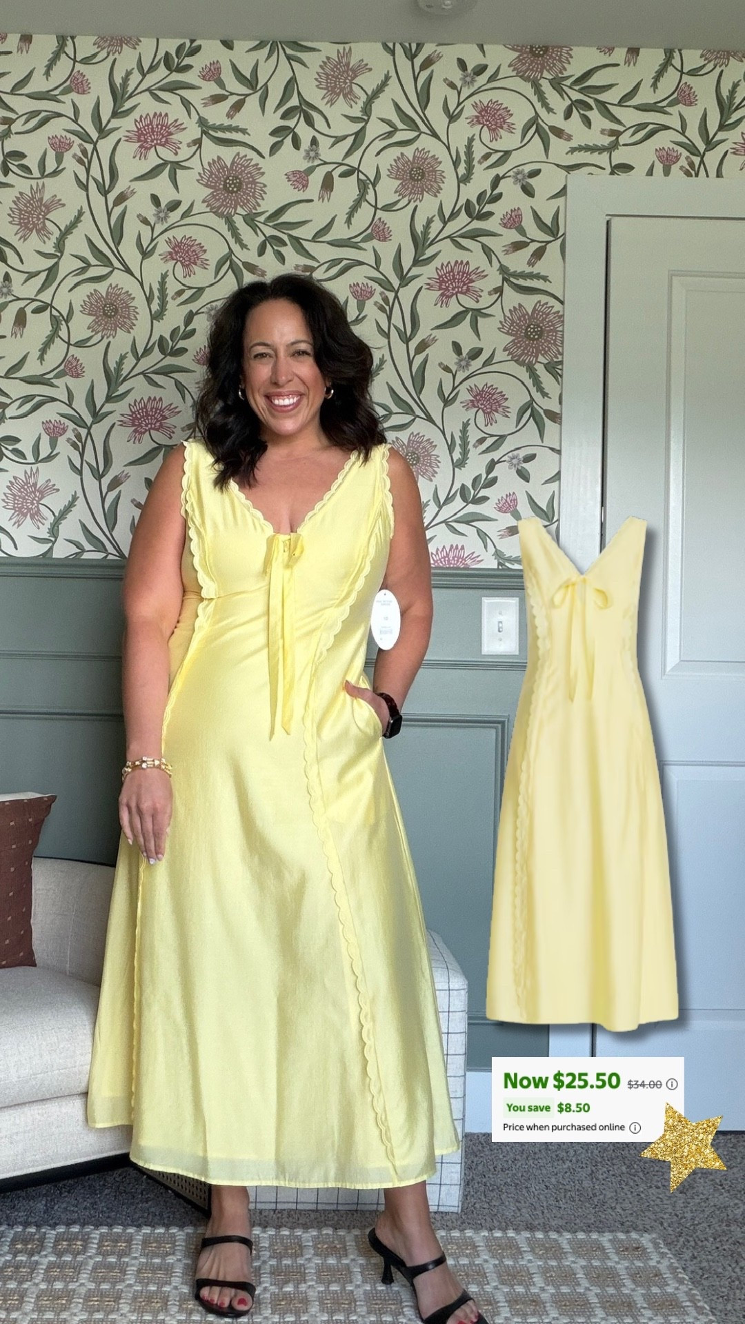 Next on the list for weekly best sellers is this butter yellow dress from Walmart! It’s also currently on sale!

#LTKdayinmylife #LTKootd #LTKgrwm