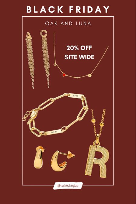 #AD Accessories 20% OFF for Black Friday! These earrings, bracelets, and necklaces make great gifts, and offer a ton of thoughtful customization options! 

#LTKGiftGuide #LTKfindsunder100 #LTKCyberWeek