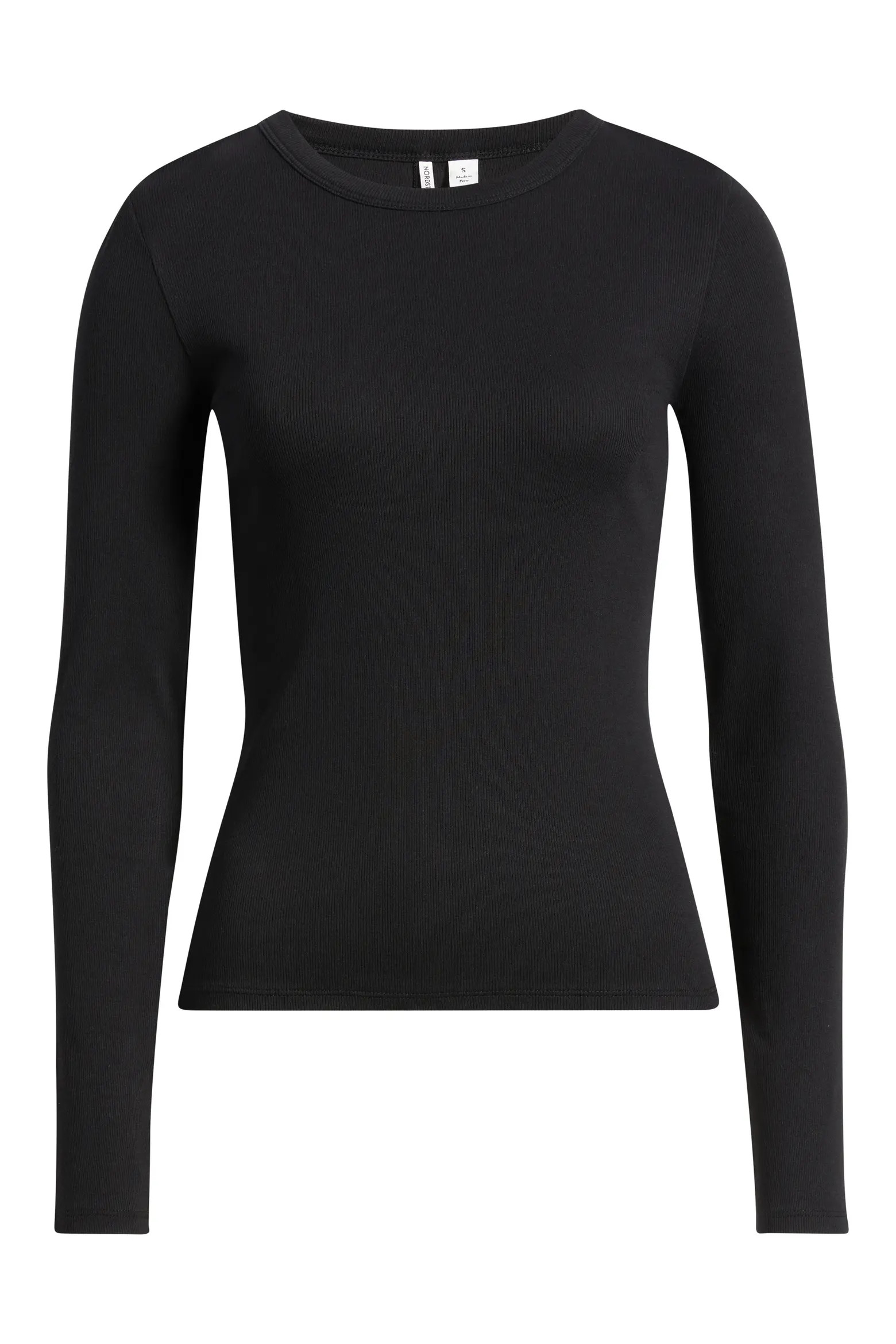 Nordstrom Ribbed Crewneck Long Sleeve T-Shirt (Women) | Nordstrom | Nordstrom