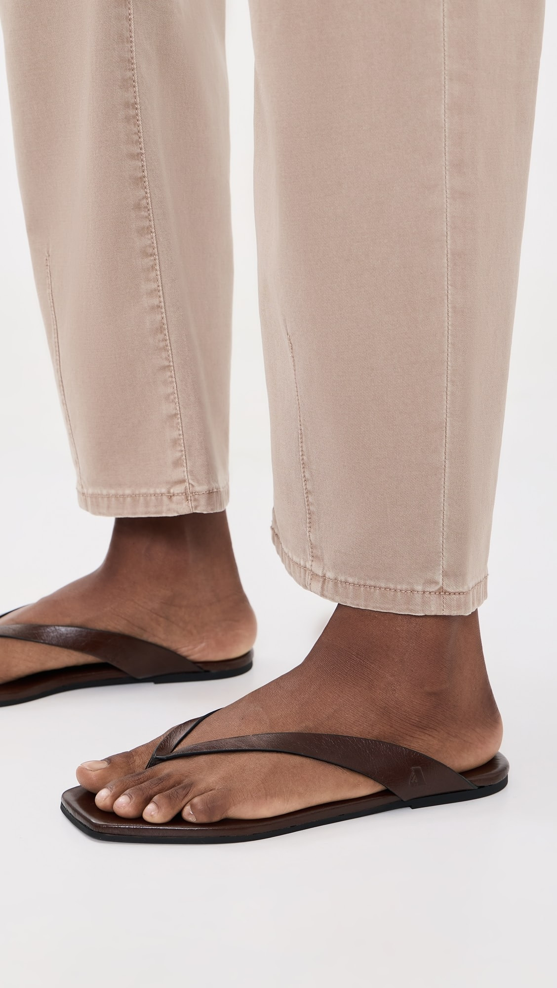 Ola Rift Brown Leather Sandals | Shopbop