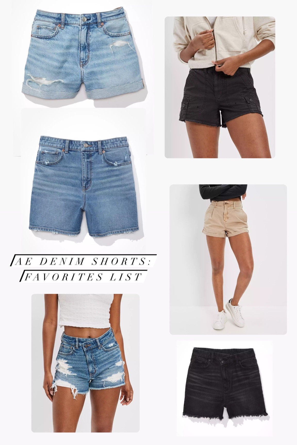 AE Denim Shorts: My Favorite Styles!! 

#LTKunder100 #LTKFind #LTKstyletip