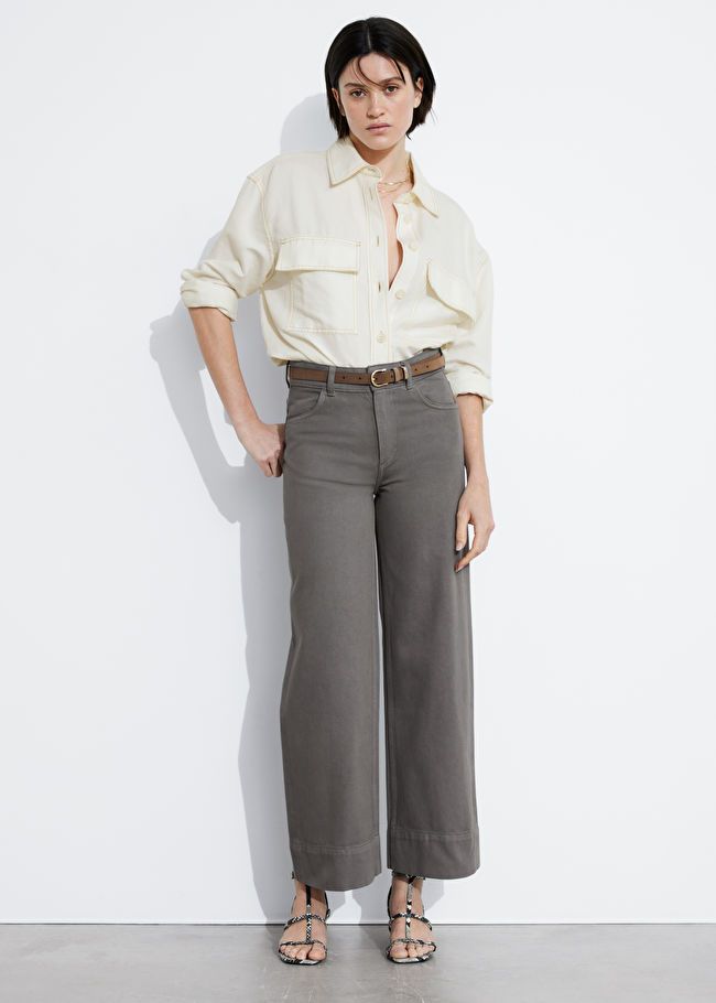 Straight Cropped Jeans - Grey - & Other Stories GB | & Other Stories (EU + UK)