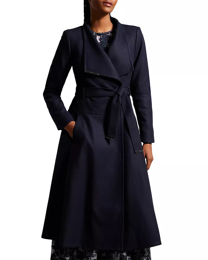 Roseika Double Breasted Skirted Midi Coat | Bloomingdale's (US)